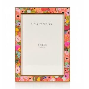 Rifle Paper Co. 4x6 Floral Bloomcore Artsy Feminine Colorful Photo Picture Frame
